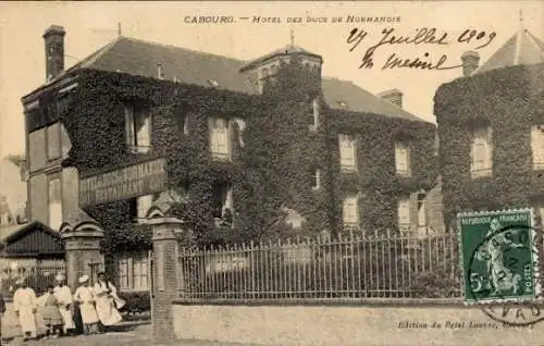 Ak Cabourg Calvados, Hotel des bucs de Normandie