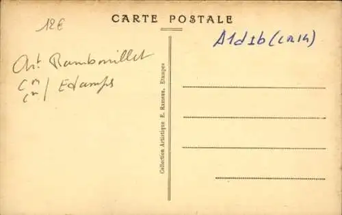 Ak Étampes Essonne, Place Notre-Dame