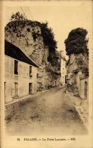 Ak Falaise Calvados,  La Porte Lecomte