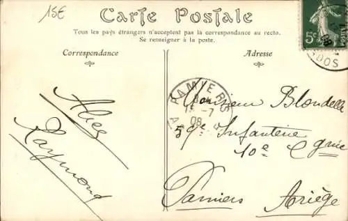 Ak Caen Calvados, Maison de la Rue Saint Pierre