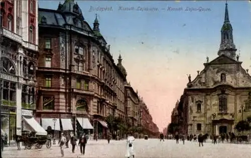 Ak Budapest Ungarn, Kossuth Lajos utca