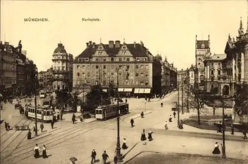Ak München,  Karlsplatz