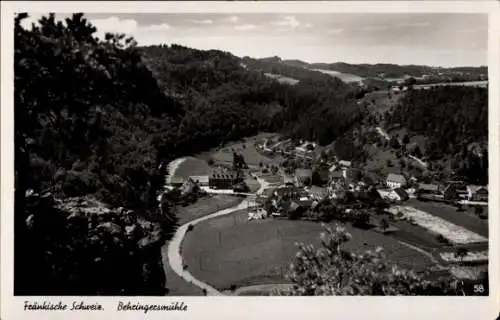 Ak Behringersmühle Gößweinstein in Oberfranken, Fränkische Schweiz, Landschaftsansicht, kleine...