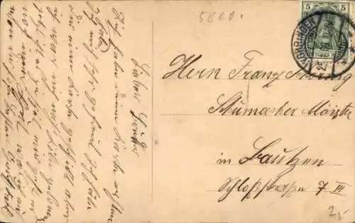 Ak Köln am Rhein, Partie am Bahnhof, Straßenbahn