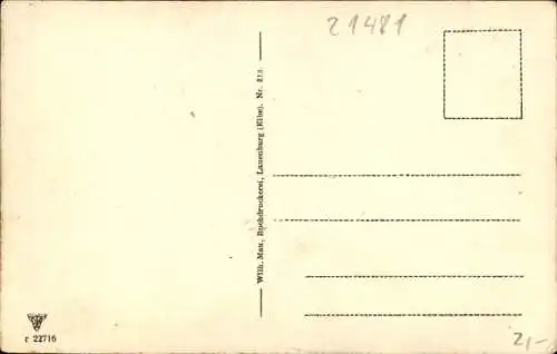 Ak Lauenburg Elbe Schleswig Holstein, Partie an der Fähre