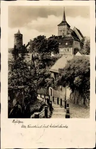 Ak Bautzen in der Oberlausitz, Alte Wasserkunst, Michaeliskirche
