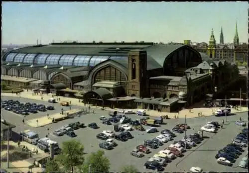 Ak Hamburg Mitte St. Georg, Hauptbahnhof