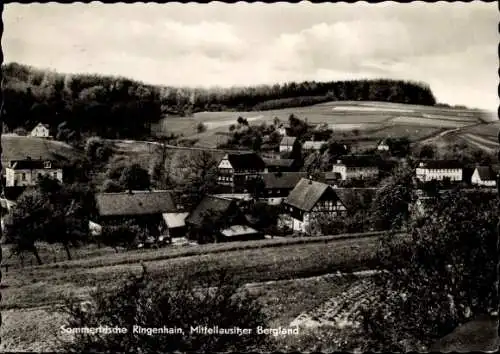 Ak Ringenhain Steinigtwolmsdorf in der Lausitz, Sommerliche Landschaft, traditionelle Häuser, ...