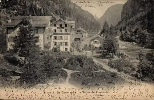 Ak Le Châtelard Finhaut Kanton Wallis, Vallee de Finshauts