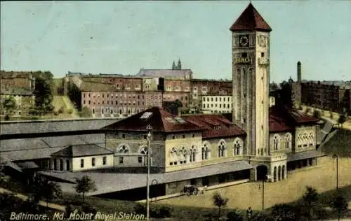 PC Baltimore Maryland USA, Md. Mount Royal Station