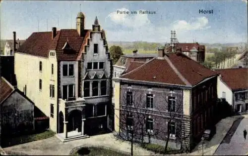 Ak Horst Essen im Ruhrgebiet, Rathaus