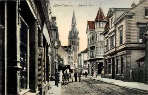 Ak Hohenlimburg Hagen in Westfalen, Freiheit-Straße