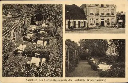 Ak Nottuln in Westfalen, Gaststätte Bremer-Wissing, Gartenrestaurant