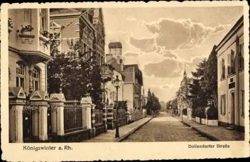 Ak Königswinter am Rhein, Dollendorfer Straße