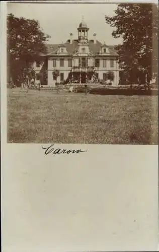 Foto Ak Karow Jerichow in Sachsen Anhalt, Schloss, Gutshof