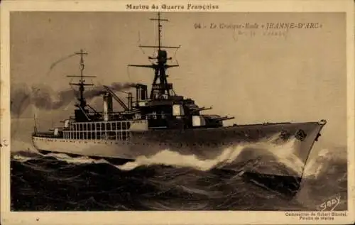 Ak Französisches Kriegsschiff Jeanne d'Arc, französische Marine