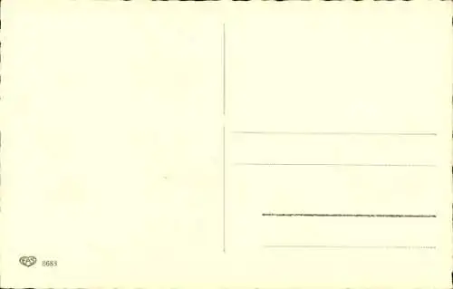 Ak Glückwunsch Neujahr, Ski