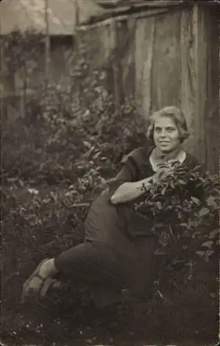 Foto Ak Frau, Portrait