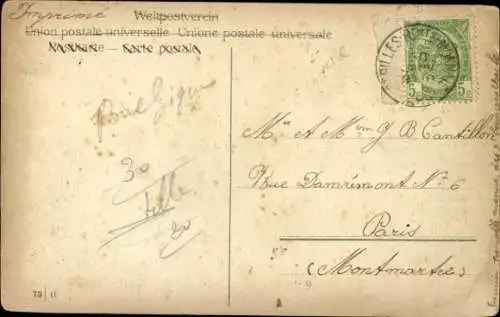 Ak Dorffest, Pferdegespann