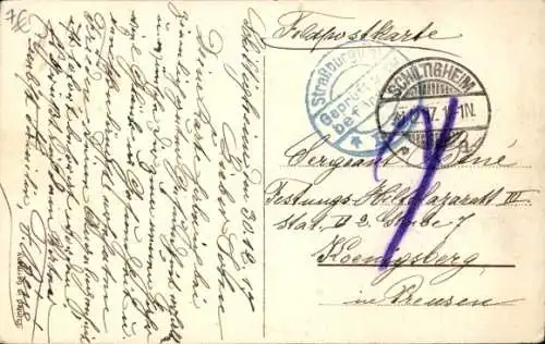 Ak Glückwunsch Neujahr, Automobil, Blumen