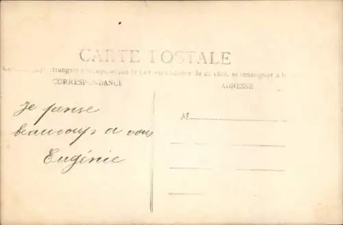 Ak Mädchen mit Blumen, Ballons