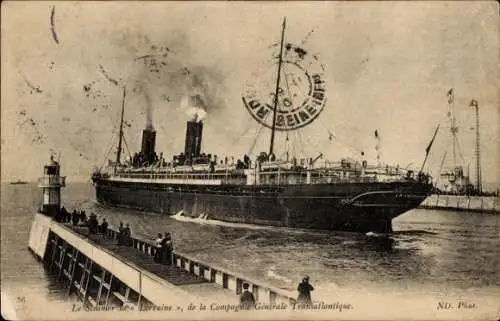 CPA Compagnie Générale Transatlantique, Steamer Lorraine