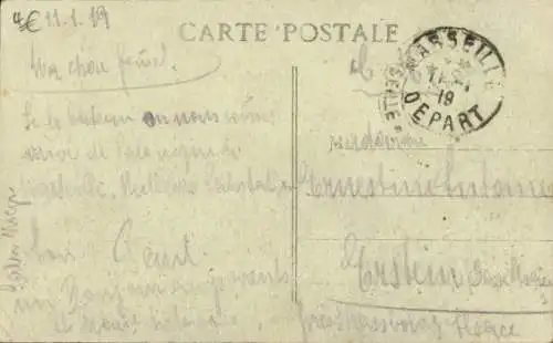 Ak Dampfer Chili im Hafen