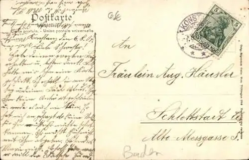 Ak Bodenseedampfer in Fahrt