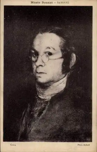 Künstler Ak Goya, Portrait, Musée Bonnat, Bayonne