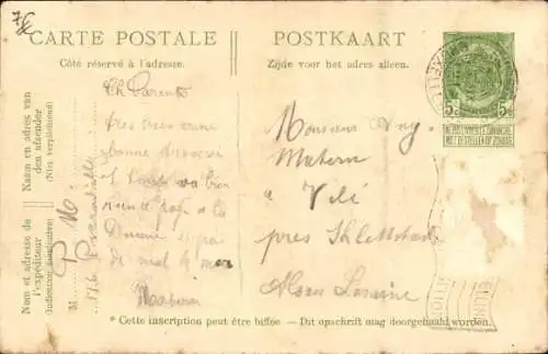 Ak Belgischer Staats Postdampfer Pricesse Henriette