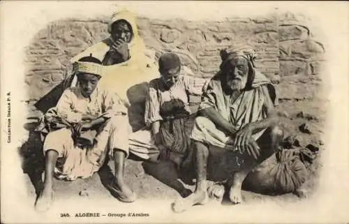 CPA Algérie, Groupe d'Arabes