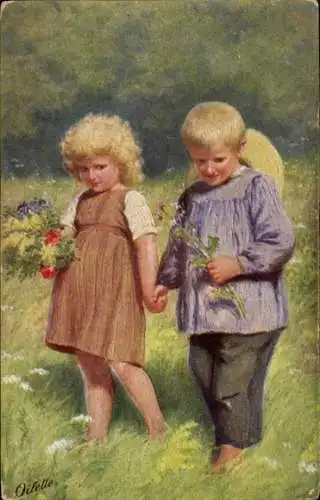 Künstler Ak Hering, Kinder, Moderne Meister