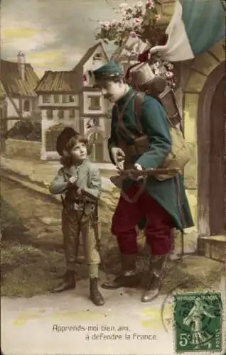 Ak Apprends-moi bien, ami, à défendre la France