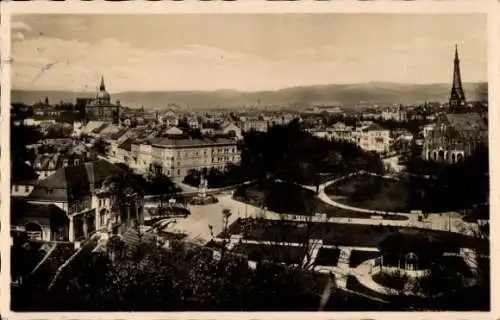 Ak Teplice Šanov Teplitz Schönau Region Aussig, Gesamtansicht, Parkanlage