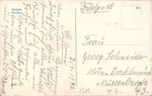 Ak Prostějov Proßnitz Region Olmütz, Platz