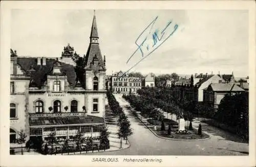 Ak Saarlouis im Saarland, Hohenzollernring