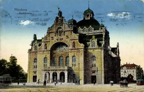 Ak Nürnberg, Stadttheater