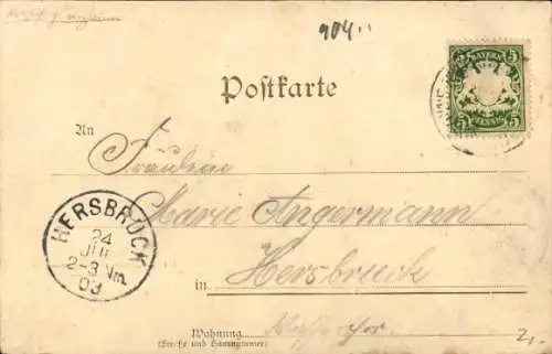 Ak Dutzendteich Nürnberg in Mittelfranken Bayern, Nürnberger Dutzendteich, Boote, historisches...