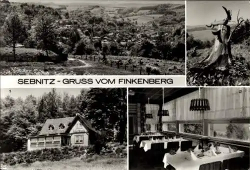 Ak Sebnitz Sächsische Schweiz, Finkenberg, HO-Gaststätte Finkenbaude