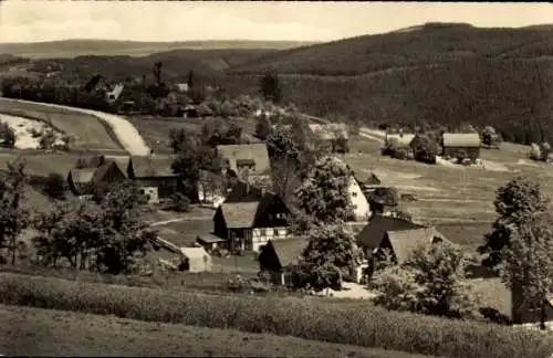 Ak Schellerhau Altenberg im Erzgebirge, Unterer Ortsteil