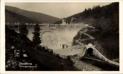 Foto Ak Spindlermühle Riesengebirge Reg. Königgrätz, Talsperre Krausebauden