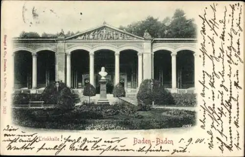 Ak Baden Baden am Schwarzwald, Trinkhalle