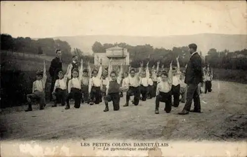CPA Darnétal Seine Maritime, Petits Colons Danetalais, gymnastique