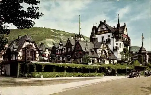 Ak Assmannshausen Rüdesheim am Rhein, Gasthof zur Krone