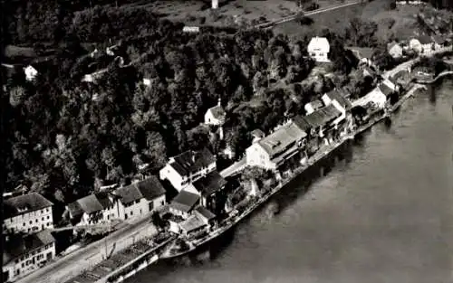 Ak Hauenstein Laufenburg am Hochrhein Baden, Fliegeraufnahme, Friseursalon Miggler, 1928