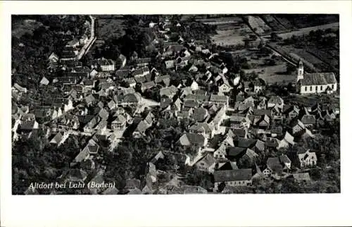 Ak Altdorf (bei Lahr) Ettenheim in Baden, Fliegeraufnahme