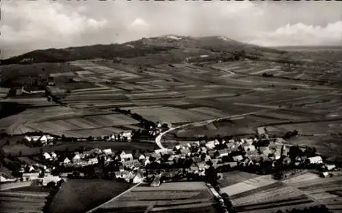 Ak Aufkirchen Gerolfingen in Mittelfranken Bayern, Fliegeraufnahme