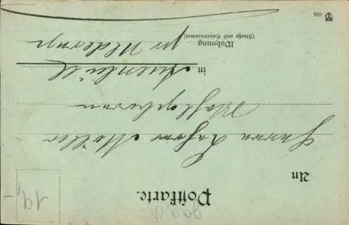 Litho Einladung zur Jagd