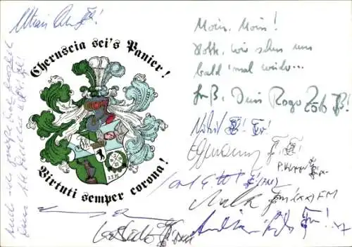 Studentika Ak Berlin, Corps Cheruscia im WSC, Ringstraße 89, Wappen