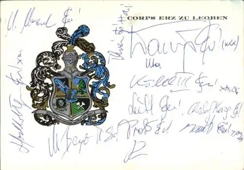 Studentika Ak Leoben Steiermark, Corps Erz, Wappen
